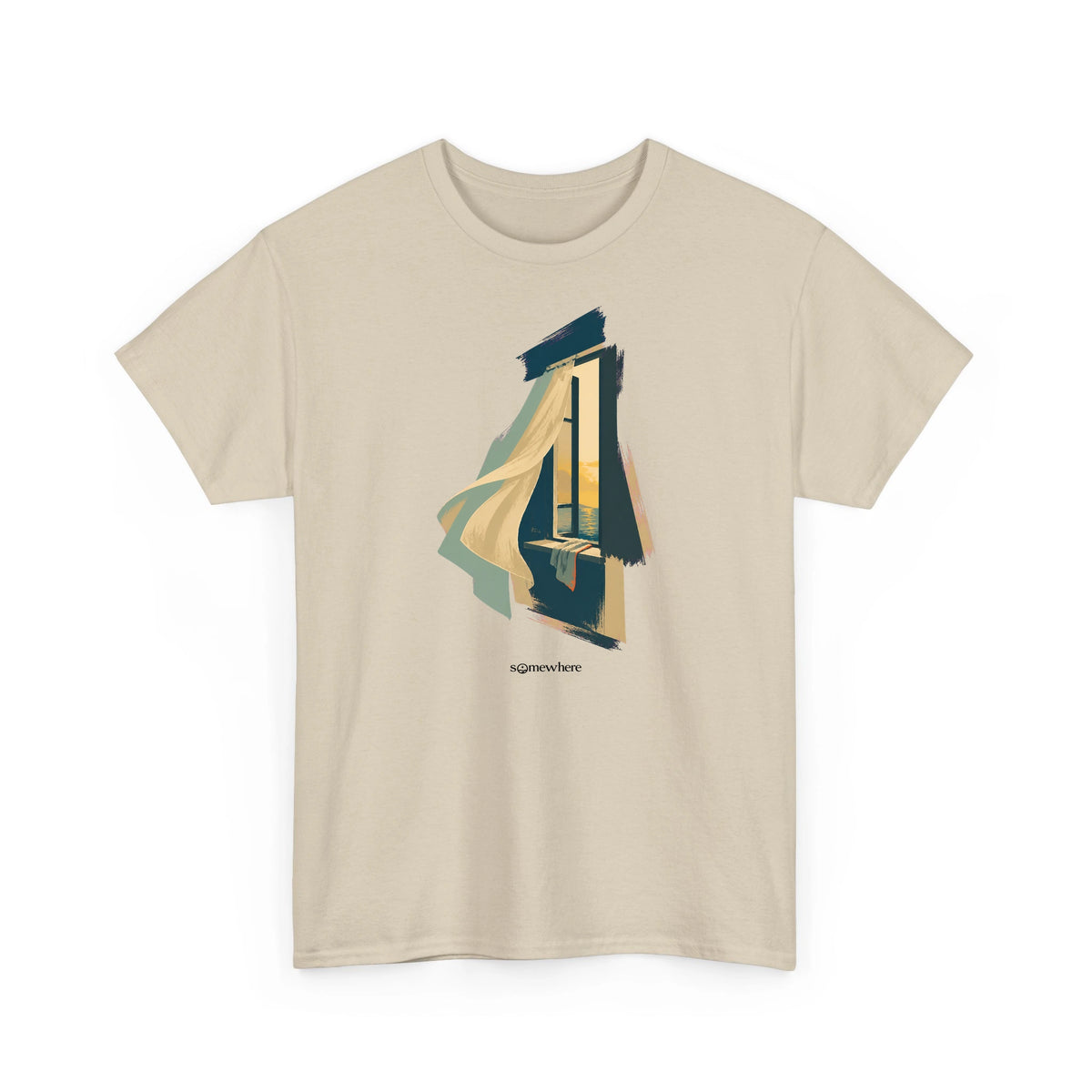 Before Dawn tee in Sand, front view